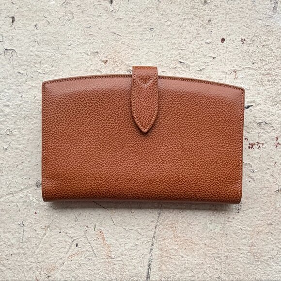 COACH Vintage 90s Madison Italy Mandarin Kisslock Coin Continental Wallet Clutch - Picture 1 of 8